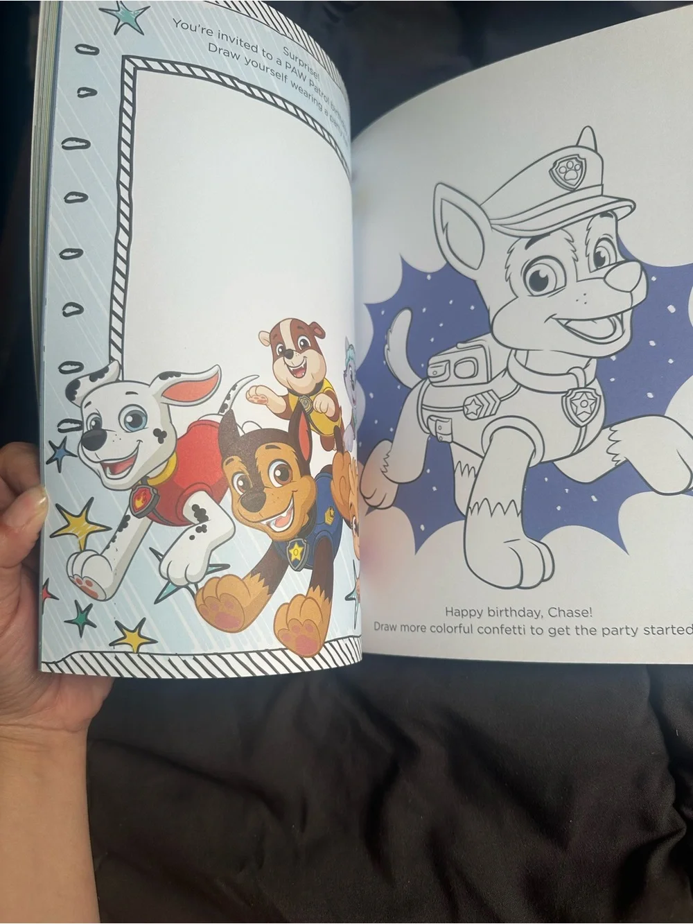 Paw Patrol Doodle Adventures! Coloring Book - Blue, Pink, Yellow